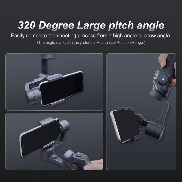 FUNSNAP Capture 2s Smart 3-Axis Handheld Gimbal Phone Live Stabilizer, Combo Version(Black) - free shipping - PMC TechLife - Order now!