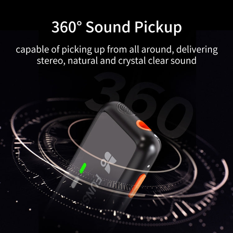 FUNSNAP S6 Lavalier Wireless Microphone, Type-C RX + 2 TX with Charging Case - Microphone by FUNSNAP | Online Shopping South Africa | PMC TechLife | Buy Now Pay Later Mobicred
