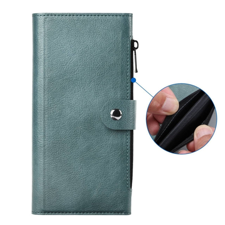 For iPhone 16 Pro ViLi GVS-C Series MagSafe Magnetic RFID Leather Flip Phone Case(Green) - iPhone 16 Pro Cases by ViLi | Online Shopping South Africa | PMC Jewellery | Buy Now Pay Later Mobicred