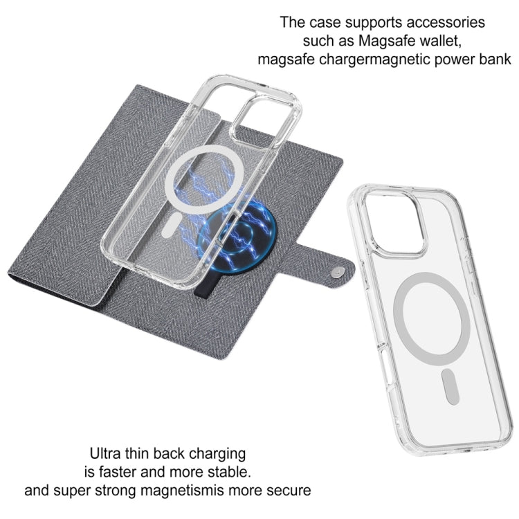 For iPhone 16 ViLi GBS-C Series MagSafe Magnetic RFID Leather Flip Phone Case(Black) - free shipping - PMC Jewellery - Order now!