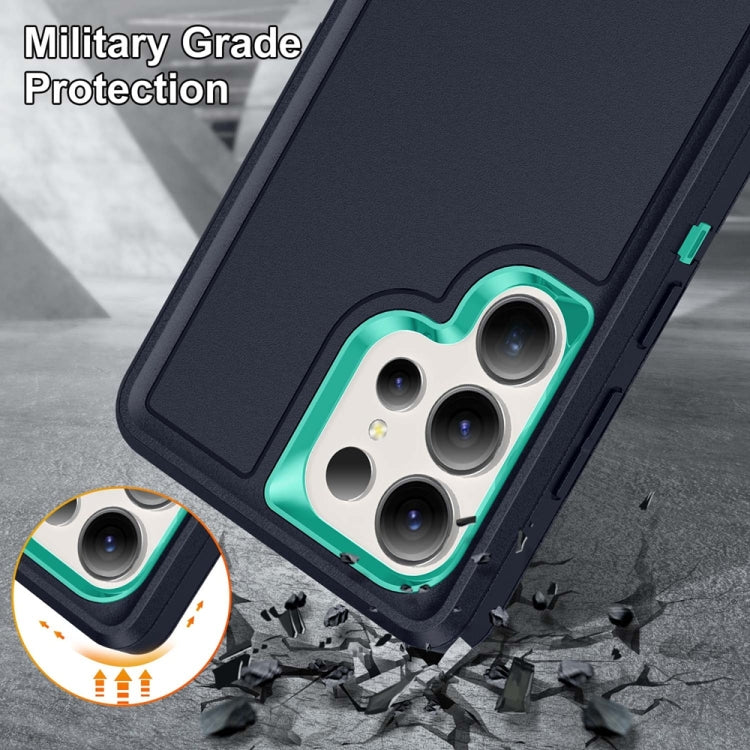 For Samsung Galaxy S25 Ultra 5G Life Waterproof Rugged Phone Case(Dark Blue + Light Blue) - Galaxy S25 Ultra 5G Cases by PMC Jewellery | Online Shopping South Africa | PMC Jewellery | Buy Now Pay Later Mobicred