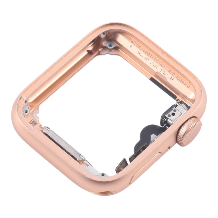 For Apple Watch Series 4 40MM LTE Aluminium Alloy Middle Frame Bezel Plate with Crown Spin Axis Flex Cable(Gold) - Middle Frame by PMC TechLife | Online Shopping South Africa | PMC TechLife | Buy Now Pay Later Mobicred