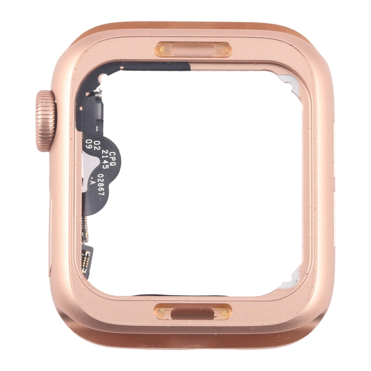For Apple Watch Series 4 40MM GPS Aluminium Alloy Middle Frame Bezel Plate with Crown Spin Axis Flex Cable(Gold) - Middle Frame by PMC TechLife | Online Shopping South Africa | PMC TechLife | Buy Now Pay Later Mobicred