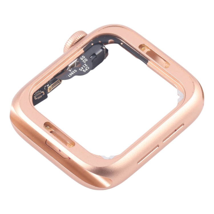 For Apple Watch Series 4 40MM GPS Aluminium Alloy Middle Frame Bezel Plate with Crown Spin Axis Flex Cable(Gold) - Middle Frame by PMC TechLife | Online Shopping South Africa | PMC TechLife | Buy Now Pay Later Mobicred