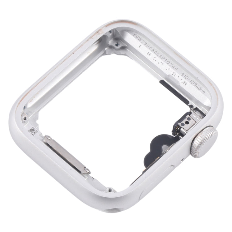 For Apple Watch Series 5 40MM GPS Aluminium Alloy Middle Frame Bezel Plate with Crown Spin Axis Flex Cable(Silver) - Middle Frame by PMC TechLife | Online Shopping South Africa | PMC TechLife | Buy Now Pay Later Mobicred