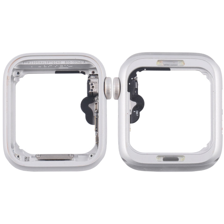 For Apple Watch Series 4 44MM LTE Aluminium Alloy Middle Frame Bezel Plate with Crown Spin Axis Flex Cable(Silver) - Middle Frame by PMC TechLife | Online Shopping South Africa | PMC TechLife | Buy Now Pay Later Mobicred