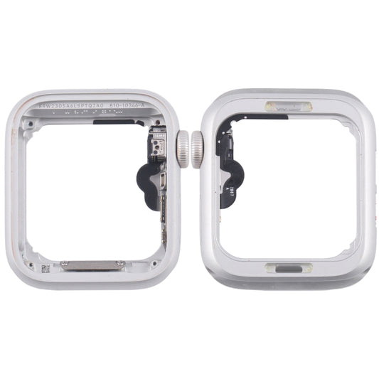 For Apple Watch SE 2020 44MM GPS Aluminium Alloy Middle Frame Bezel Plate with Crown Spin Axis Flex Cable(Silver) - Middle Frame by PMC Jewellery | Online Shopping South Africa | PMC Jewellery | Buy Now Pay Later Mobicred