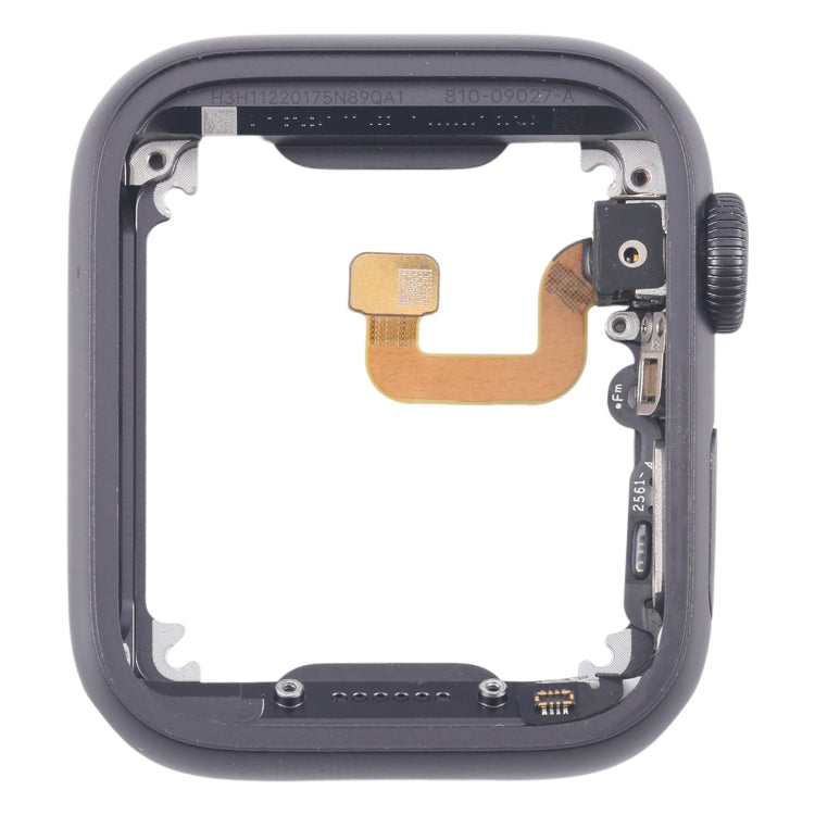 For Apple Watch Series 6 40MM LTE Aluminium Alloy Middle Frame Bezel Plate with Crown Spin Axis Flex Cable(Grey) - Middle Frame by PMC TechLife | Online Shopping South Africa | PMC TechLife | Buy Now Pay Later Mobicred