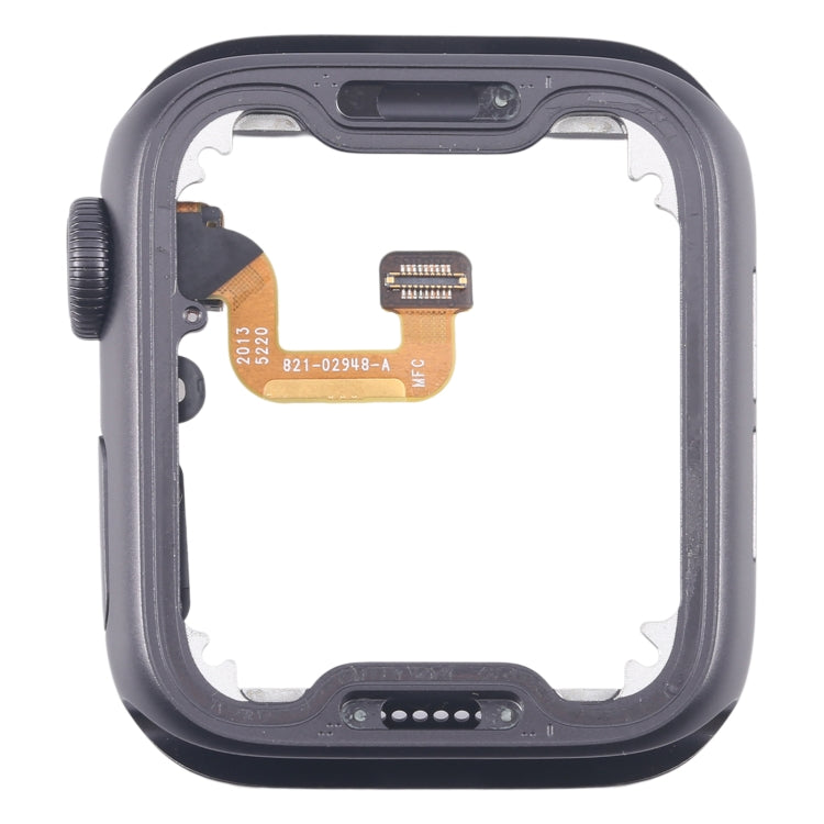 For Apple Watch Series 6 40MM LTE Aluminium Alloy Middle Frame Bezel Plate with Crown Spin Axis Flex Cable(Grey) - Middle Frame by PMC TechLife | Online Shopping South Africa | PMC TechLife | Buy Now Pay Later Mobicred