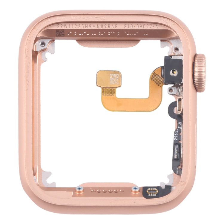 For Apple Watch Series 6 40MM LTE Aluminium Alloy Middle Frame Bezel Plate with Crown Spin Axis Flex Cable(Gold) - Middle Frame by PMC TechLife | Online Shopping South Africa | PMC TechLife | Buy Now Pay Later Mobicred
