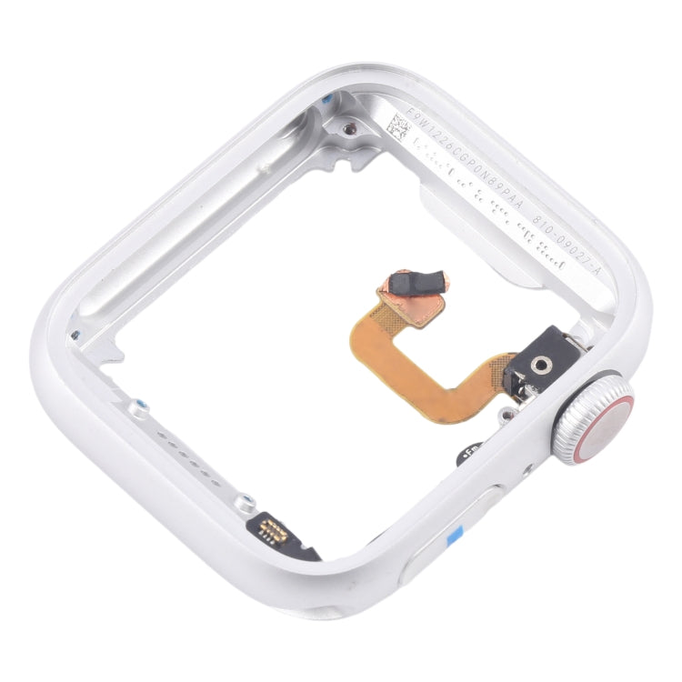 For Apple Watch Series 6 44MM LTE Aluminium Alloy Middle Frame Bezel Plate with Crown Spin Axis Flex Cable(Silver) - Middle Frame by PMC TechLife | Online Shopping South Africa | PMC TechLife | Buy Now Pay Later Mobicred
