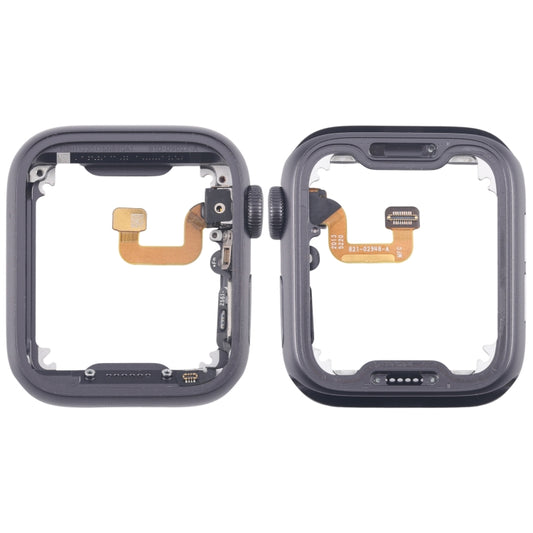 For Apple Watch Series 6 40MM GPS Aluminium Alloy Middle Frame Bezel Plate with Crown Spin Axis Flex Cable(Grey) - Middle Frame by PMC Jewellery | Online Shopping South Africa | PMC Jewellery | Buy Now Pay Later Mobicred