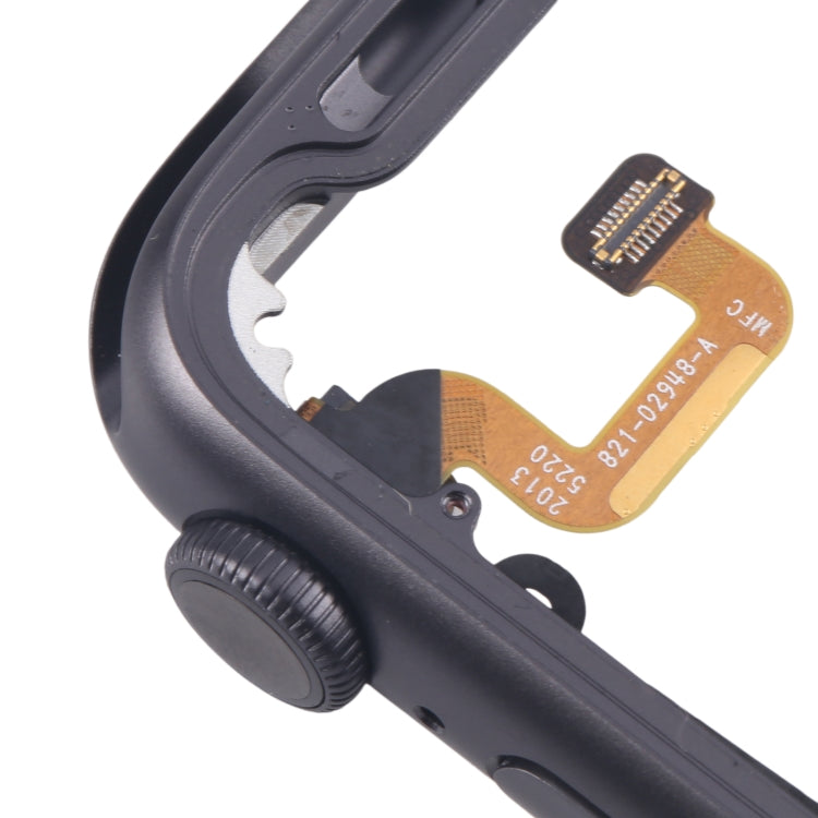 For Apple Watch Series 6 44MM GPS Aluminium Alloy Middle Frame Bezel Plate with Crown Spin Axis Flex Cable(Grey) - Middle Frame by PMC TechLife | Online Shopping South Africa | PMC TechLife | Buy Now Pay Later Mobicred