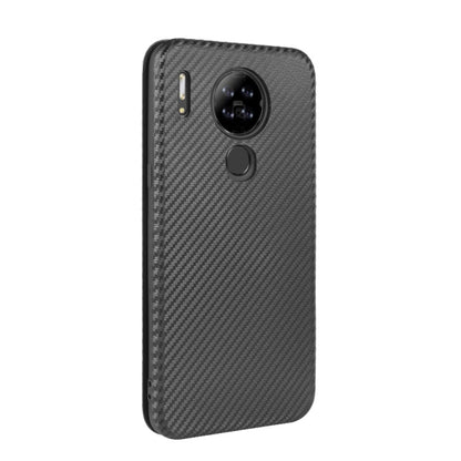 For Blackview A80 Carbon Fiber Texture Horizontal Flip TPU + PC + PU Leather Case with Card Slot(Black) - More Brand by PMC Jewellery | Online Shopping South Africa | PMC Jewellery