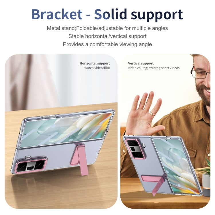 For Honor Magic Vs3 Ice-Cold Holder PC Hybrid TPU Phone Case(Pink) - Honor Cases by PMC TechLife | Online Shopping South Africa | PMC TechLife | Buy Now Pay Later Mobicred