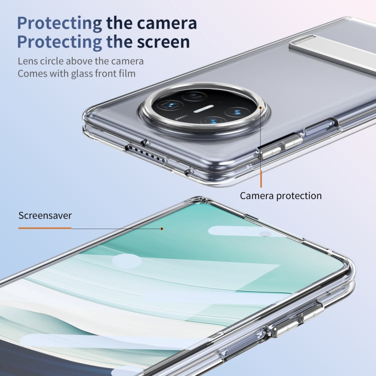 For Huawei Mate X5 Ice-Cold Holder PC Hybrid TPU Phone Case(Silver) - Huawei Cases by PMC TechLife | Online Shopping South Africa | PMC TechLife | Buy Now Pay Later Mobicred