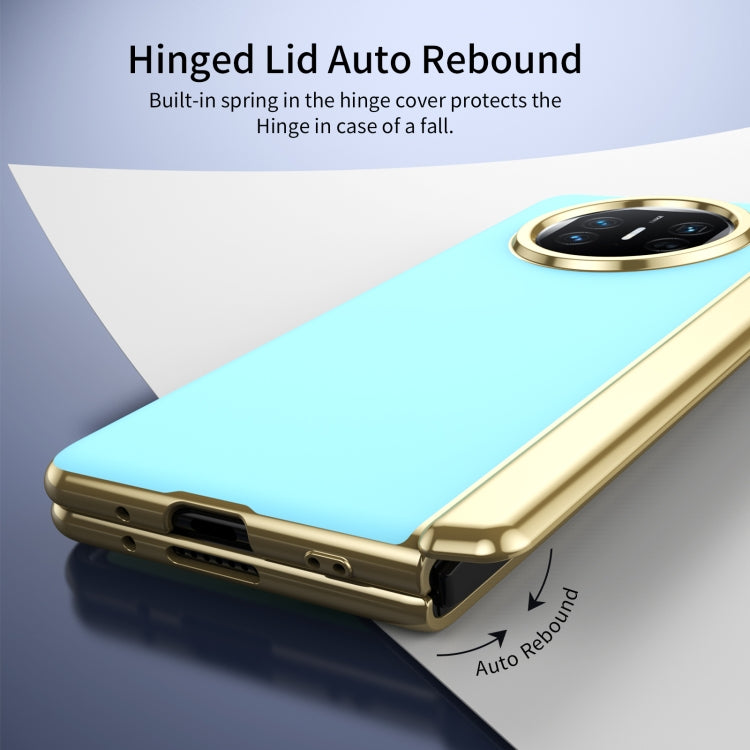 For Huawei Mate X5 Integrated AG Frosted Vacuum Plating Phone Case(Ice Blue) - Huawei Cases by PMC TechLife | Online Shopping South Africa | PMC TechLife | Buy Now Pay Later Mobicred