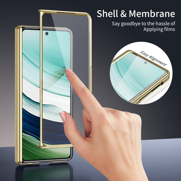 For Huawei Mate X5 Integrated AG Frosted Vacuum Plating Phone Case(Gold) - Huawei Cases by PMC TechLife | Online Shopping South Africa | PMC TechLife | Buy Now Pay Later Mobicred