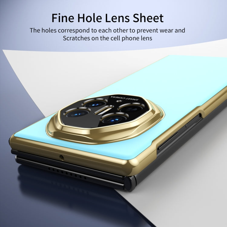 For Huawei Mate XT Ultimate Design Integrated AG Frosted Vacuum Plating Phone Case(Ice Blue) - Huawei Cases by PMC TechLife | Online Shopping South Africa | PMC TechLife | Buy Now Pay Later Mobicred