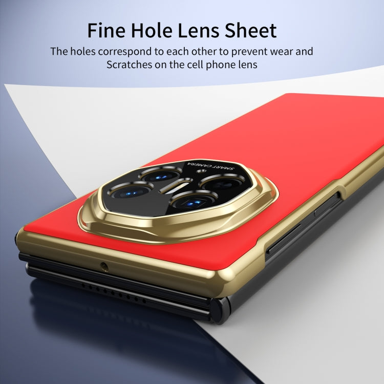 For Huawei Mate XT Ultimate Design Integrated AG Frosted Vacuum Plating Phone Case(Red) - Huawei Cases by PMC TechLife | Online Shopping South Africa | PMC TechLife | Buy Now Pay Later Mobicred