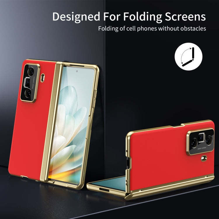 For Honor Magic Vs3 Integrated AG Frosted Vacuum Plating Phone Case(Red) - free shipping - PMC TechLife - Order now!