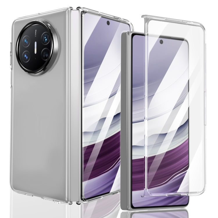 For Huawei Mate X5 lce Folding Series Integrated Clear PC Phone Case(Black) - Huawei Cases by PMC TechLife | Online Shopping South Africa | PMC TechLife | Buy Now Pay Later Mobicred
