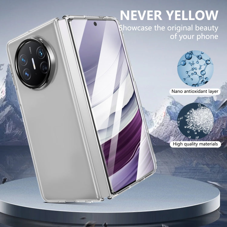 For Huawei Mate X5 lce Folding Series Integrated Clear PC Phone Case(Black) - Huawei Cases by PMC TechLife | Online Shopping South Africa | PMC TechLife | Buy Now Pay Later Mobicred