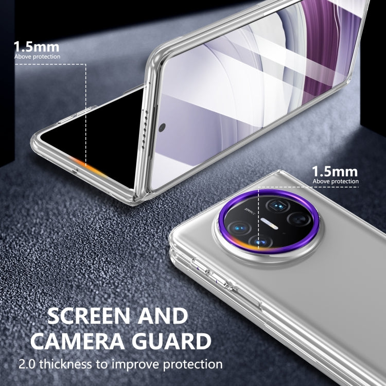 For Huawei Mate X5 lce Folding Series Integrated Clear PC Phone Case(Purple) - Huawei Cases by PMC TechLife | Online Shopping South Africa | PMC TechLife | Buy Now Pay Later Mobicred