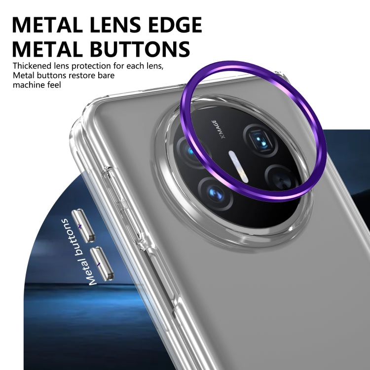For Huawei Mate X5 lce Folding Series Integrated Clear PC Phone Case(Purple) - Huawei Cases by PMC TechLife | Online Shopping South Africa | PMC TechLife | Buy Now Pay Later Mobicred