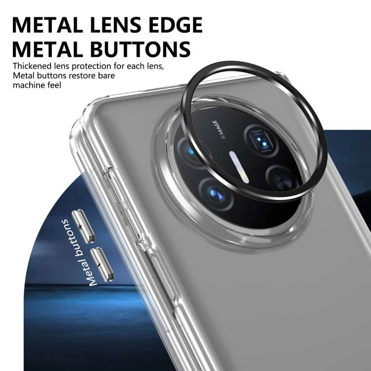 For Huawei Mate X3 lce Folding Series Integrated Clear PC Phone Case(Black) - Huawei Cases by PMC TechLife | Online Shopping South Africa | PMC TechLife | Buy Now Pay Later Mobicred