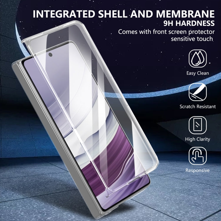 For Huawei Mate X3 lce Folding Series Integrated Clear PC Phone Case(Red) - Huawei Cases by PMC TechLife | Online Shopping South Africa | PMC TechLife | Buy Now Pay Later Mobicred