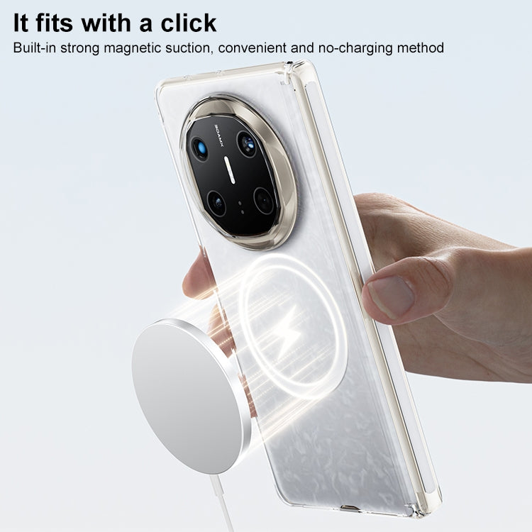 For Huawei Mate X6 Clear MagSafe PC Full Coverage Phone Case(Black) - Huawei Cases by PMC TechLife | Online Shopping South Africa | PMC TechLife | Buy Now Pay Later Mobicred