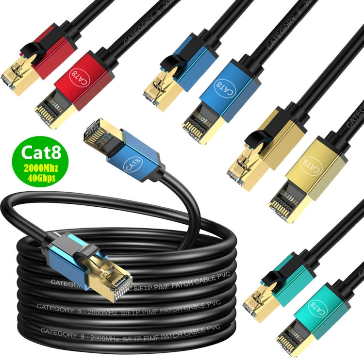 5m Home Fiber Bandwidth 10 Gigabit CAT8 Network Cable(Green) - Lan Cable and Tools by PMC TechLife | Online Shopping South Africa | PMC TechLife | Buy Now Pay Later Mobicred