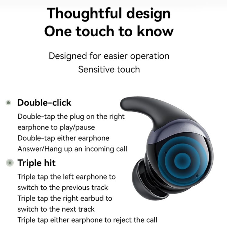 Yesido TWS30 ANC Active Noise Reduction TWS Bluetooth Earphone(Black) - free shipping - PMc TechLife - Order now!