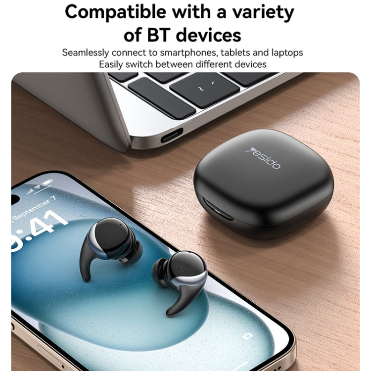 Yesido TWS30 ANC Active Noise Reduction TWS Bluetooth Earphone(Black) - free shipping - PMc TechLife - Order now!