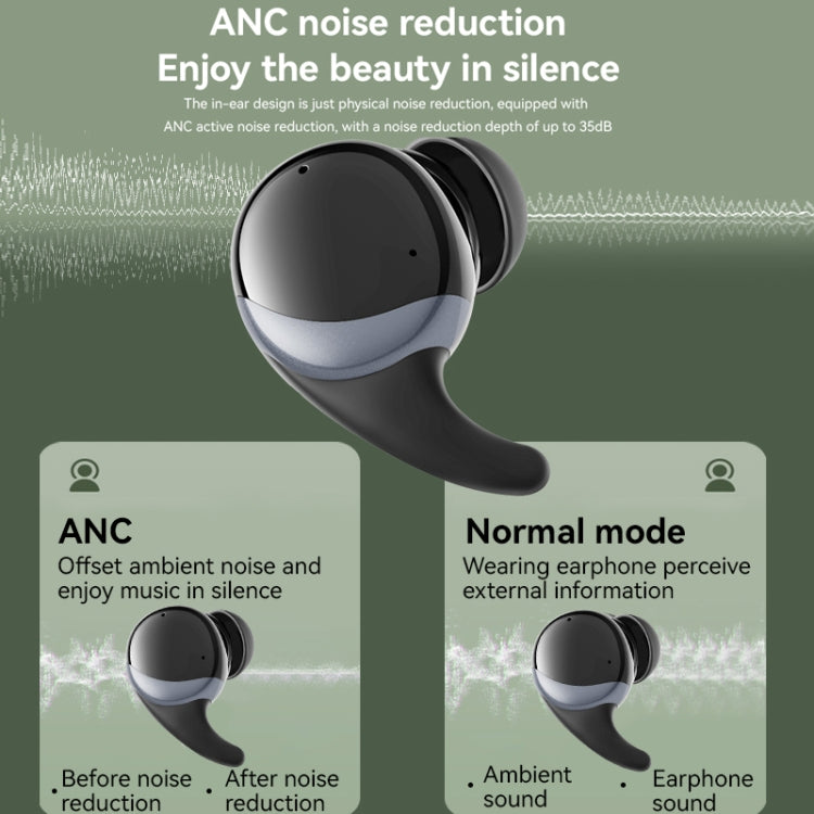 Yesido TWS30 ANC Active Noise Reduction TWS Bluetooth Earphone(Black) - free shipping - PMc TechLife - Order now!