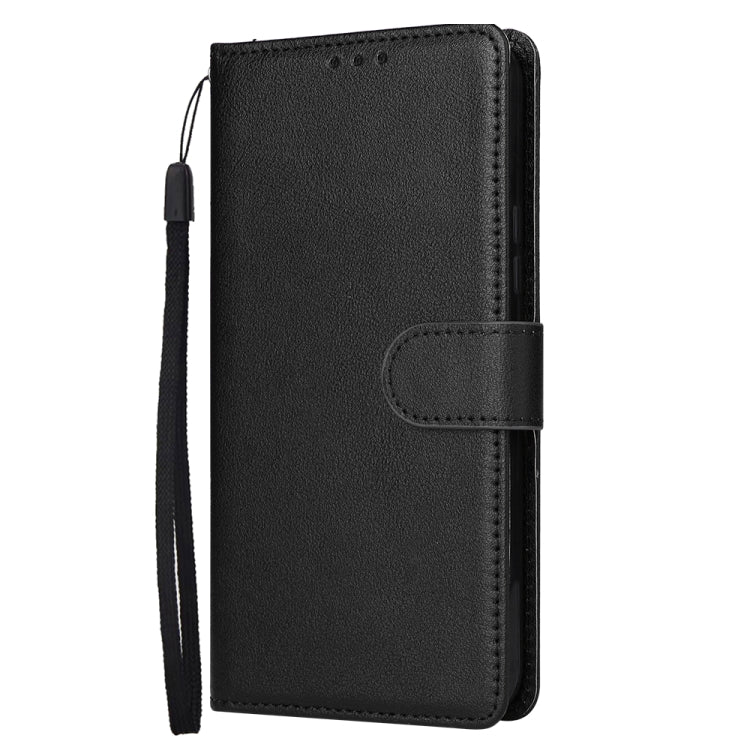 For Samsung Galaxy S25+ 5G 3-Card Slots Multifunctional Leather Phone Case(Black) - Galaxy S25+ 5G Cases by PMC Jewellery | Online Shopping South Africa | PMC Jewellery | Buy Now Pay Later Mobicred