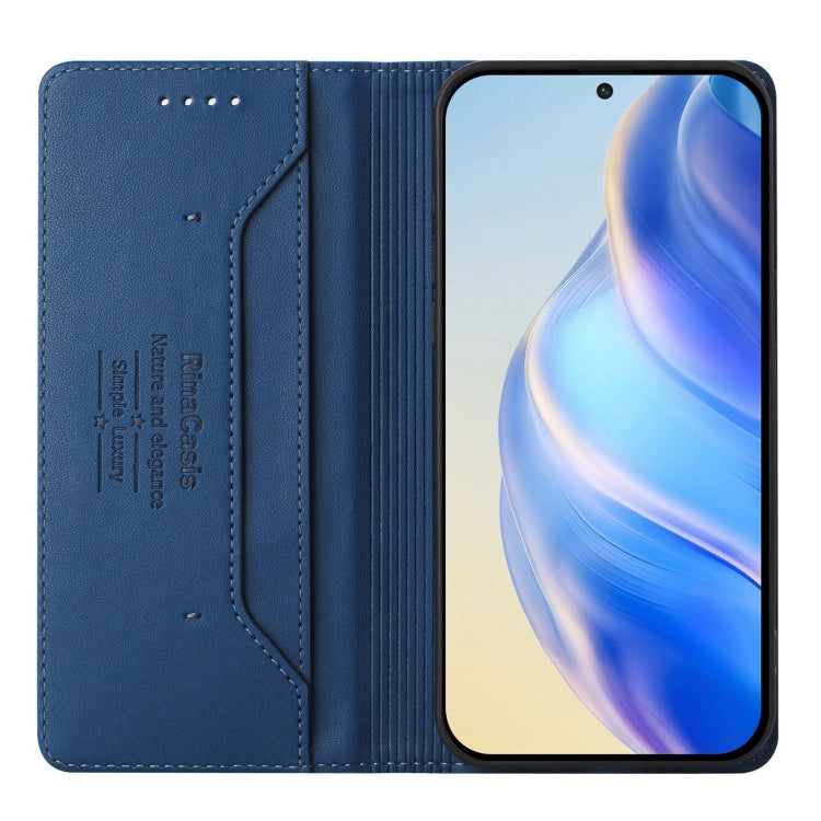 For Ulefone Note 20 Pro RC01 Dual-Folded Magnetic Suction RFID Leather Phone Case(Dark Blue) - Ulefone Cases by PMC TechLife | Online Shopping South Africa | PMC TechLife | Buy Now Pay Later Mobicred