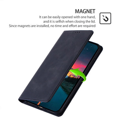 For Samsung Galaxy S25 Ultra 5G Skin Feel Magnetic Leather Phone Case(Black) - Galaxy S25 Ultra 5G Cases by PMC Jewellery | Online Shopping South Africa | PMC Jewellery | Buy Now Pay Later Mobicred