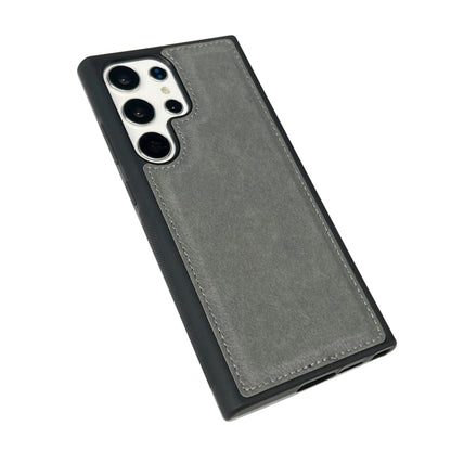 For Samsung Galaxy S25 Ultra 5G Cowhide Texture Back Cover Phone Case(Grey) - Galaxy S25 Ultra 5G Cases by PMC Jewellery | Online Shopping South Africa | PMC Jewellery | Buy Now Pay Later Mobicred