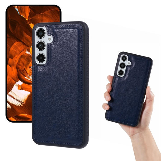 For Samsung Galaxy S25 5G Cowhide Texture Back Cover Phone Case(Royal Blue) - Galaxy S25 5G Cases by PMC Jewellery | Online Shopping South Africa | PMC Jewellery | Buy Now Pay Later Mobicred