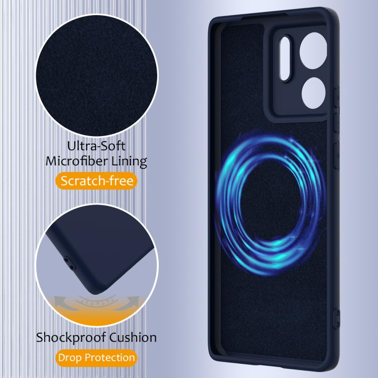 For Motorola Edge 40 Shockproof Silicone Magsafe Phone Case(Navy Blue) - free shipping - PMC TechLife - Order now!