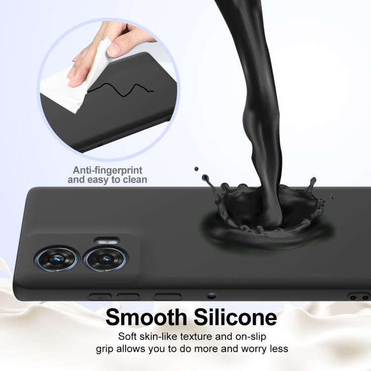 For Motorola Edge 50 Fusion Shockproof Silicone Magsafe Phone Case(Black) - free shipping - PMC TechLife - Order now!
