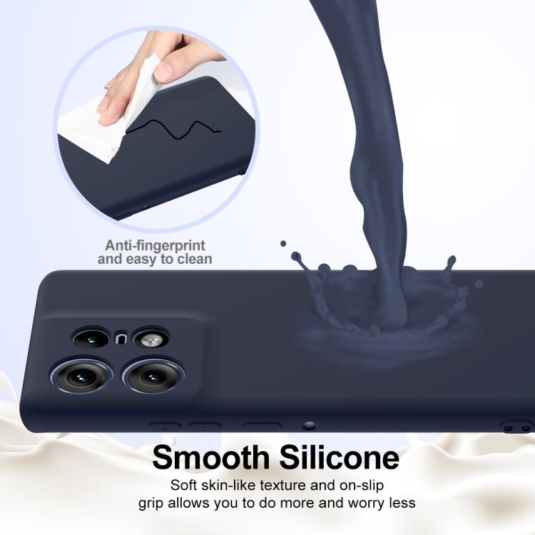 For Motorola Edge 50 Pro Shockproof Silicone Magsafe Phone Case(Navy Blue) - free shipping - PMC TechLife - Order now!