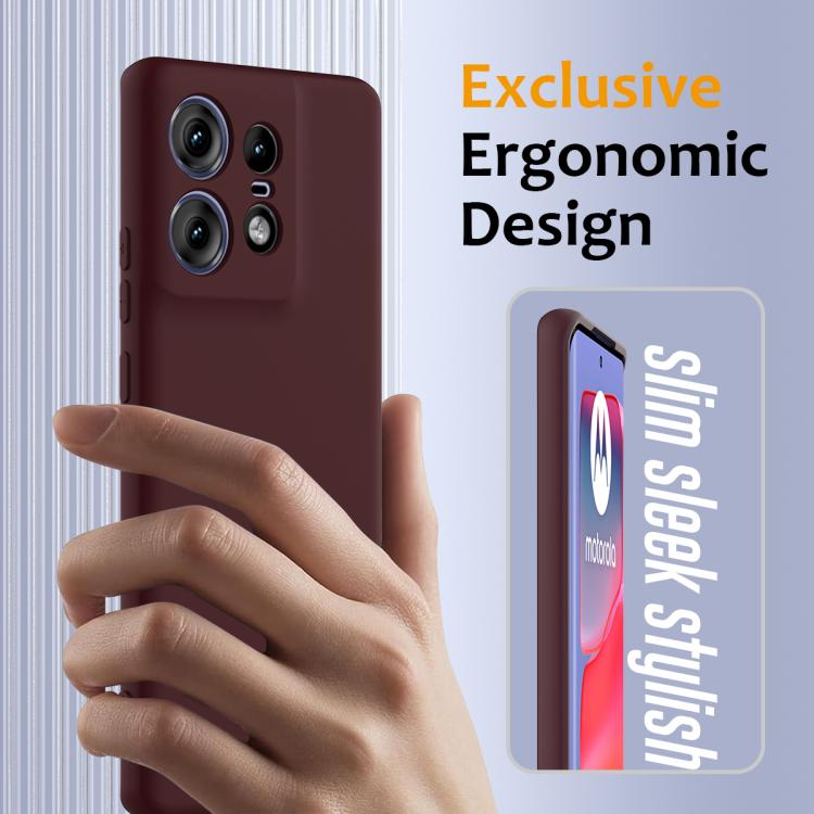 For Motorola Edge 50 Pro Shockproof Silicone Magsafe Phone Case(Plum Color) - free shipping - PMC TechLife - Order now!