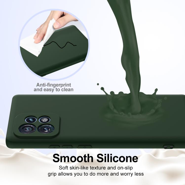 For Motorola Edge 40 Pro 5G Shockproof Silicone Magsafe Phone Case(Dark Green) - free shipping - PMC TechLife - Order now!