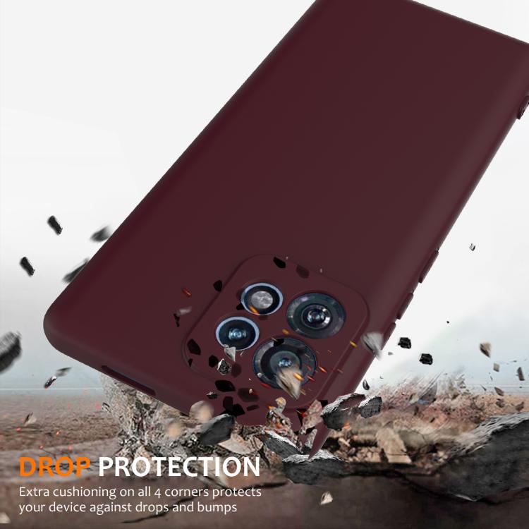 For Motorola Edge+ 2023 Shockproof Silicone Magsafe Phone Case(Plum Color) - free shipping - PMC TechLife - Order now!