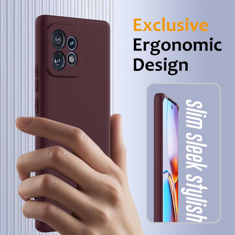 For Motorola Edge+ 2023 Shockproof Silicone Magsafe Phone Case(Plum Color) - free shipping - PMC TechLife - Order now!