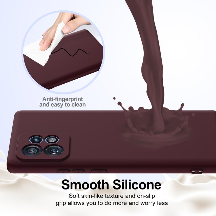 For Motorola Edge+ 2023 Shockproof Silicone Magsafe Phone Case(Plum Color) - free shipping - PMC TechLife - Order now!