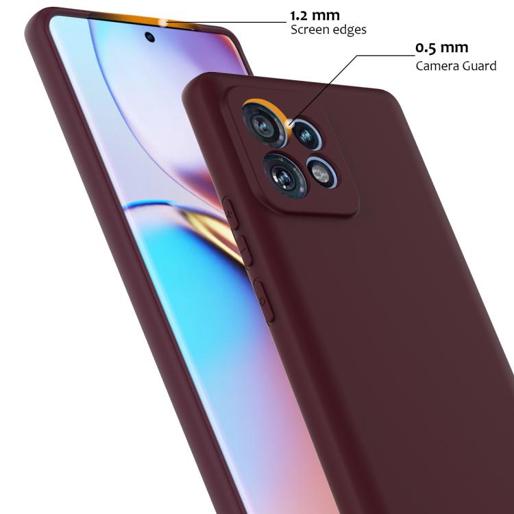 For Motorola Edge+ 2023 Shockproof Silicone Magsafe Phone Case(Plum Color) - free shipping - PMC TechLife - Order now!